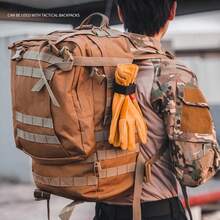 Tactical Multipurpose Nylon Gloves For Outdoor Use, Safety Clips, Climbing Ropes, Camping Hooks, Suitable For Outdoor Camping.