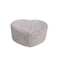 Luxury Sparkling Makeup Organizer Box, Heart-Shaped Crystal Decor Rhinestone Slanted Makeup Brush & Pencil Storage Bucket Holder, Elegant Vanity Dresser Storage Box For Cosmetics, Brushes, Lipsticks And More - Multicolor - View 12