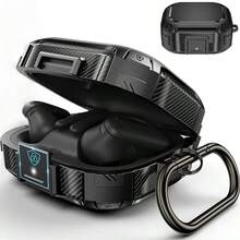 Carbon Fiber Pattern TPU Shockproof Protective Case With Safety Lock For Powerbeats Pro 2 Wireless Earphones - Multicolor - View 11