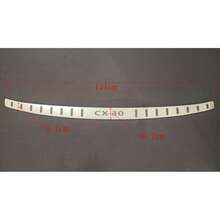 适用于CX30（2020-2026）的不锈钢后保险杠保护条，汽车配件，后备箱门槛防擦板 - A - 查看 2