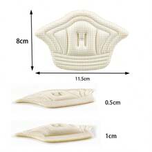 3Pairs Sneaker Heel Protectors, Anti-Wear Shoe Inserts, Heel Grip Pads, Adjustable Size, Trimmable, Thickened And Enlarged, Shoe Size Reducer, Self-Adhesive Half-Size Inserts | Silicone Heel Grip Pads, Sneaker Half-Size Insoles, Thickened Heel Pads, Anti-Chafing Foot Protectors, Trimmable Gel Pads, Shoe Size Adjusters, Suitable For Running Shoes, Basketball Shoes, Student Sports Shoes, And Commuting Shoes, Non-Slip, Self-Adhesive Heel Grips, Shoe Size Reducing Pads, Blister Prevention, Thickened Cushioning, Anti-Slip Design, Fitness Essential, Multi-Pair Pack - 彩色 - 查看 6