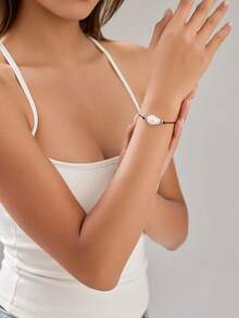 1件装女士休闲百搭可调节手链，配有多个吊坠 - 手繩 - 查看 4