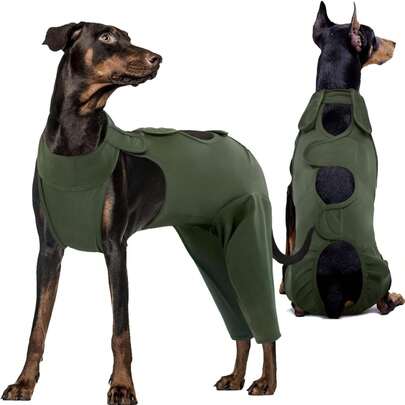 1pc Dog Leg Wound Cover, Dog Hind Leg Recovery Sleeve, Pet Surgery Suit Suitable For Large, Medium And Small Dogs