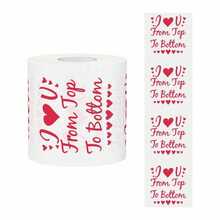 Heart Print Tissue Paper, 2-Ply Thickened Toilet Paper, Creative Romantic Wedding Party Supplies - A - View 7