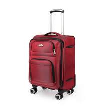 Lightweight Water-Resistant Softside Spinner Luggage With Secure TSA Lock,Expandable Design & Organized Interior & Portable Front Grab Handles & Adjustable Telescopic Handle,Suitable For Long Or Short Travel - Đỏ - Xem 12