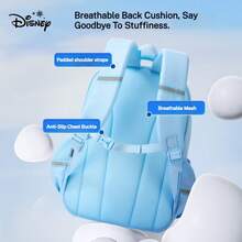 Disney 迪士尼艾莎防水背包，轻便符合人体工学设计，适合学生使用 - 長方形 - 查看 2