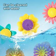 Flower Stacking Toy, Garden Building Blocks Toy, STEM Education Activity Toy For Preschool Children, Perfect Holiday Birthday Gift From Mom To Kids - 彩色 - 查看 8