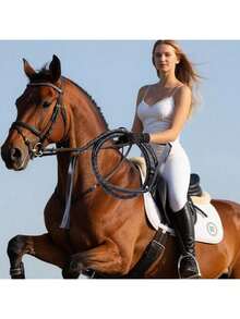 Handcrafted Western Cowboy Whip Set - Cowboy Handle - Black - 1 PCS Black - View 8