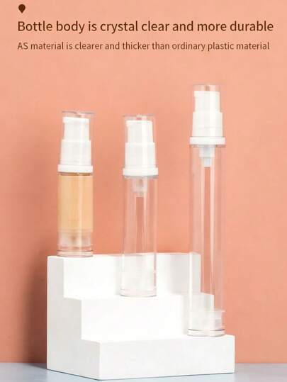 1SET Travel Containers, Portable Dispensing Bottle Sets, Vacuum Travel Dispensing Bottle Sets, Press Spray Bottles, Cosmetics, Perfumes, Lotions, Skin Care Products, Toners, And Moisturizers; Alcohol Spray Bottles.