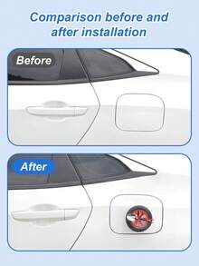 汽车后部装饰——迷你越野轮胎和铲子3D摆件，SUV、卡车、摩托车专用粘性后挡板装饰，创意汽车造型装饰，时尚汽车配件 - 車尾擺飾 - 查看 7