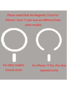 1pc Magnetic Lens Protective Case With Lens Film, Soft TPU Back Cover, Wireless Charging Compatible With IPhone 17 Pro Max, 17 Pro Air, 16, 15, 14, 13, 12, 11 Pro Max Plus - Black - View 4