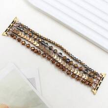 1pc Elastic Rope Strap Compatible With Apple Watch 38mm/42mm, Versatile Smartwatch Band - Multicolor - View 13