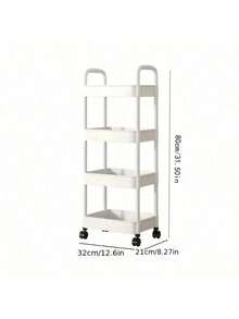 Xe đẩy lưu trữ di động 4 bánh, kệ chịu tải nặng (không phải gỗ) dùng cho văn phòng - Kệ lưu trữ nhỏ gọn với kệ trên và dưới, dễ lắp ráp, xe đẩy có bánh để đựng hồ sơ, đồ dùng và thiết bị, tiết kiệm không gian, bền và dễ di chuyển, lý tưởng cho văn phòng tại nhà, doanh nghiệp nhỏ và không gian làm việc. - Nhiều màu - Xem 16