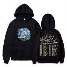 A Matter Of Time Tour 2025 Hoodies Merch Women Men Fashion Long Sleeve Sweatshirts - 黑色4 - 查看 1