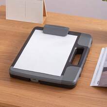 Clipboard With Storage Case Plastic A4 Clipboard Box Clip Boards With Pen Holder - Single Piece - View 3