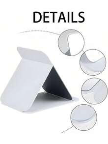 1Pc Large Folding Makeup Mirror For Desktop Or Travel Portable Vanity Mirror For Precise Application In Black And White - trắng - Xem 5