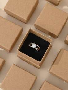 1/6/12pcs Ring & Jewelry Boxes, Great For Holiday Parties And Gift Wrapping Valentine's Day, Valentines Wedding, Birthday,Jewelry Organiser,Organization And Storage,Jewelry Box,Storage,Closet Organization And Storage,Makeup Organizer,Suplies,Decorations,Ring Box,Jewelry Storage. - Multicolor - View 4