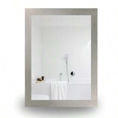 zxxramex - Espeo de Pared 40 x 50 para Baño Sala Oficina. Gris OordEspejo del baño