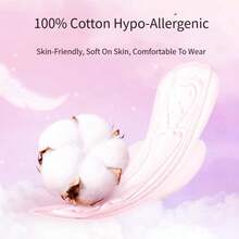 dolemi 290mm Ultra Thin & Soft Daily Sanitary Pads, 12pcs/Pack, Natural Cotton Topsheet, Non-Irritating, Fast Absorption, Skin-Friendly, Breathable, Leak-Proof Technology, Fully Absorbent