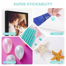 Diamond Painting DIY Tools, Diamond Clay, All-Purpose Clay For DIY Crafts, Includes 96 Reusable Sticky Mosaic Diamond Clay Pieces, DIY Crystal Cross-Stitch Tools. - Multicolor - View 2