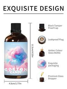 EMBRACEX. 100毫升棉花糖香氛精油，含滴管，可用于制作蜡烛、扩香，适合日常使用。 - Cotton Candy - 查看 6