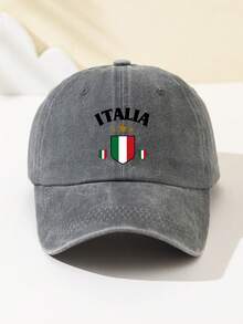 1顶女士国旗印花时尚软顶棒球帽，透气可调节帽檐，适合日常出行、度假、露营、聚会、户外运动、卡车司机、节日礼物 - A - 查看 6