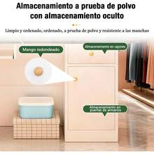 Minimalista Mueble  Recepción Lujo Con Cajones Y Luces Gris - Multicolor - Ver 3