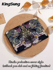 Butterfly Pattern Tablet Protective Case, Compatible With Ipad 9.7/10.2/10.5/10.9/12.9/Pro 11 (10th Gen), Galaxy Tab S6 Lite 10.4 Inch, Kindle Paperwhite (12th Gen, 2024 Release), Kindle (11th Gen, 2022 Release), Kobo Clara Color, Soft & Shock-Resistant, Smart Stand/Auto Wake/Sleep Function - Multicolor - View 10