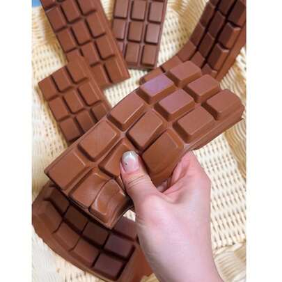 1pc Slow Rebound Chocolate Scented Squeeze Toy - Realistic Food Sensory Relief Toy