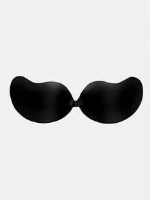Sujetador adhesivo de silicona invisible para mujeres - 1/2 piezas de talla grande con cierre frontal, push-up, adhesivo, sin tirantes y sin espalda, reutilizable - Multicolor - Ver 19