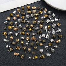 20/100颗扣环珠吊坠，吊环管珠，散珠隔珠，珠子挂钩吊坠，用于珠宝制作DIY项链手链 - 均碼 - 查看 8