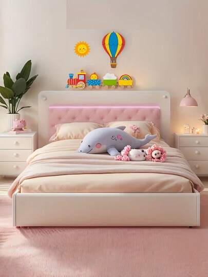 4pcs Handmade Wooden Wall Decor Set, Featuring Fantasy Style Designs Like Train, Sun, Hot Air Balloon, Rainbow And Cloud, Suitable For Home, Cabin, Villa, Bedroom, Living Room, School Decoration, Perfect Gift For Easter, Birthday, Holidays