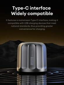 Lenovo 联想HD107蓝牙音箱，无线桌面便携式播放器，环绕声升级，蓝牙6.0，车载、露营、户外适用，带低音炮，无线小型音箱，兼容智能手机、笔记本电脑 - 白色 - 查看 8