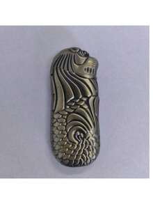 1 pieza Funda de encendedor con diseño de dragón de moda, diseño occidental moderno, artesanía de alta calidad, apariencia única, carcasa protectora resistente a los arañazos, caja de encendedor Merlion, funda de encendedor, adecuada para encendedor BIC J5 de tamaño completo - Caja de encendedor de metal a prueba de explosiones de moda y duradera, cierre a presión, compacta y ligera, diseño antideslizante, a prueba de explosiones, a prueba de viento, simple, retro y duradera, mejora tus accesorios diarios - Multicolor - View 15