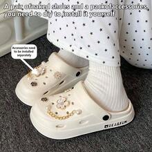 2026 New Summer Casual Breathable Slip-On Sandals, Comfortable Lightweight Fashionable Closed Toe Beach Slippers - White - View 7