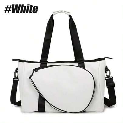 Bolsa de tenis para hombre y mujer, bolso grande para raqueta de tenis con bolsillo seco/húmedo, bolso de hombro multideportivo para bádminton, Pickleball, 1 Uds.