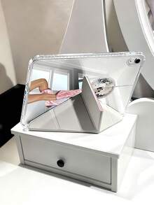 Western Boots And Stripes IPad Case Compatible With IPad Air 4/5 10.9 Inch, IPad 7/8/9th 10.2 Inch, Built-In Pencil Slot Compatible With Samsung Tab S6 10.4 Inch, Tab A7 Lite 8.7 Inch, Ins Style Leather Case, Back To School, Valentine's Day, New Year Gift - Multicolor - View 5