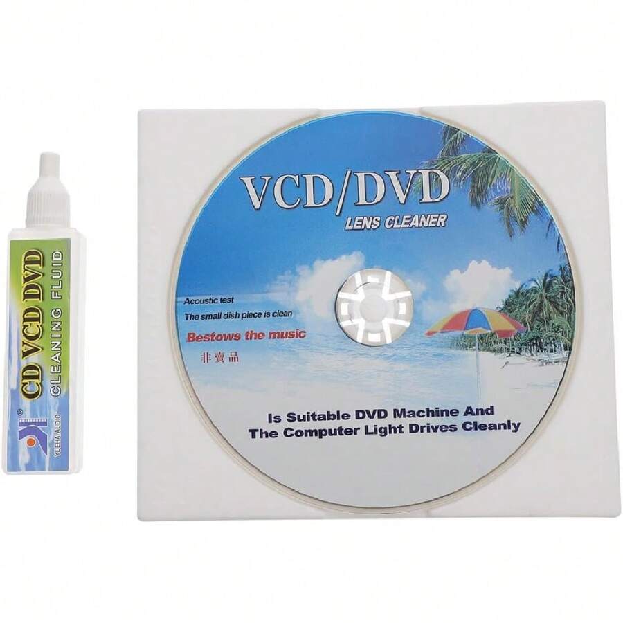 1 Juego De Limpieza De Discos CD Y DVD Cepillo Limpiador Eficaz para Reproductores DiseñO Compacto Y PráCtico,40967983 - Multicolor - Ver 1