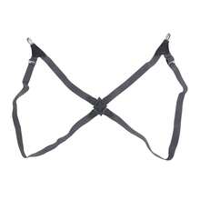 1个弹性肩带夹，侧夹设计，交叉式成人男女通用吊带 - 彩色 - 查看 10