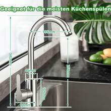 Kitchen Faucet - Silver - View 4