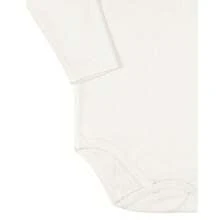 Body Para Bebê Fruto de Muito Rosário Com Frei Gilson Body 100% Algodão - Branco - Visão 2