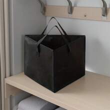 1PC/2PCS Transparent Clothes Storage Bags Large Capacity Triangle Shape Foldable Moving Bags - Negro - Ver 5