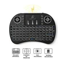mini teclado inalambrico touchpad Español Tv Box - Albaricoque - Ver 2
