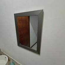 zxxramex - Espeo de Pared 40 x 50 para Baño Sala Oficina. Gris OordEspejo del baño - Oxford gris - Ver 2