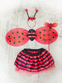 4pcs/Set Cute Bee Wings, Angel, Ladybug Costume Accessories, Suitable For Festivals, Stage Performances - Yellow - View 14