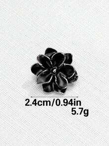 3pcs/Pack Multi-Size Luxury Rose Metal Buttons, Handmade Decorative Buttons For Sweater, Coat, Jacket, Shirt, Suit, Scarf, Jewelry DIY Accessories - A - View 14