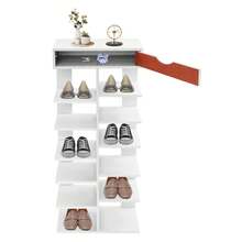 YUNRUX Shoe Racks - White - View 1