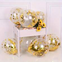 10 Ramadan Dekorationen, Ballons mit roten und goldenen Halbmond Mustern, geeignet für die Dekoration von Eid Partys, Ramadan Mubarak Themenpartys, fröhliche Eid Feierlichkeiten und Innen- und Außendekorationen für Ramadan Aktivitäten mit der Familie - Verschiedenfarbig - Übersicht 5