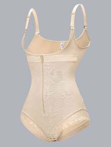 Faja Colombianas Shapewear Women Tummy Control Butt Lifter Body Shaper High Compression Reducing And Shaping Girdles - Beige - View 4