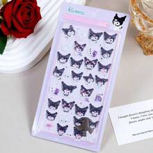 1个彩色透明水晶质感旋律3D贴纸，可爱DIY手机壳装饰 - 彩色 - 查看 8